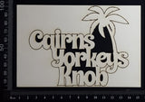 Cairns Yorkeys Knob - B - White Chipboard