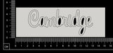 Cambridge - White Chipboard