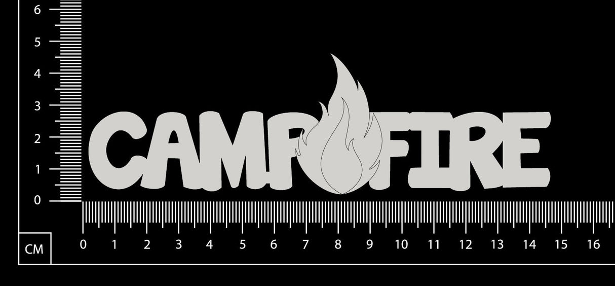 Campfire - White Chipboard