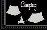 Camping Set - White Chipboard