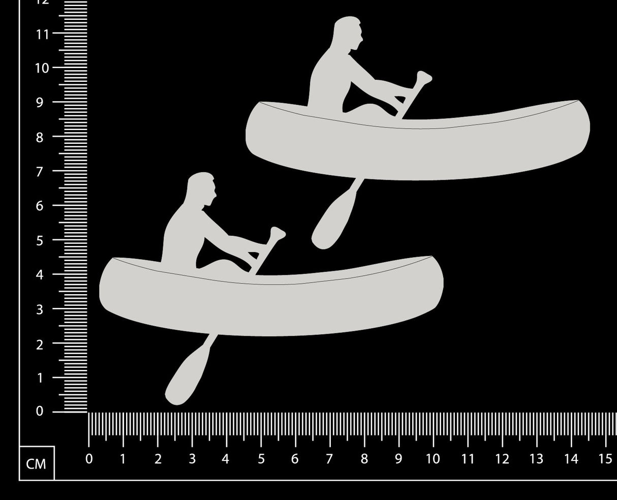 Canoe Set - White Chipboard