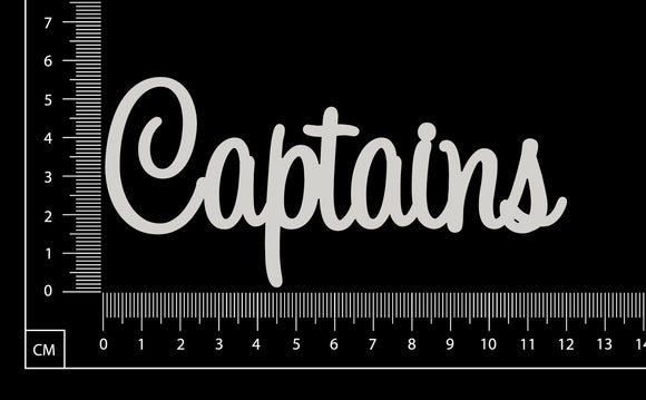 Captains - White Chipboard