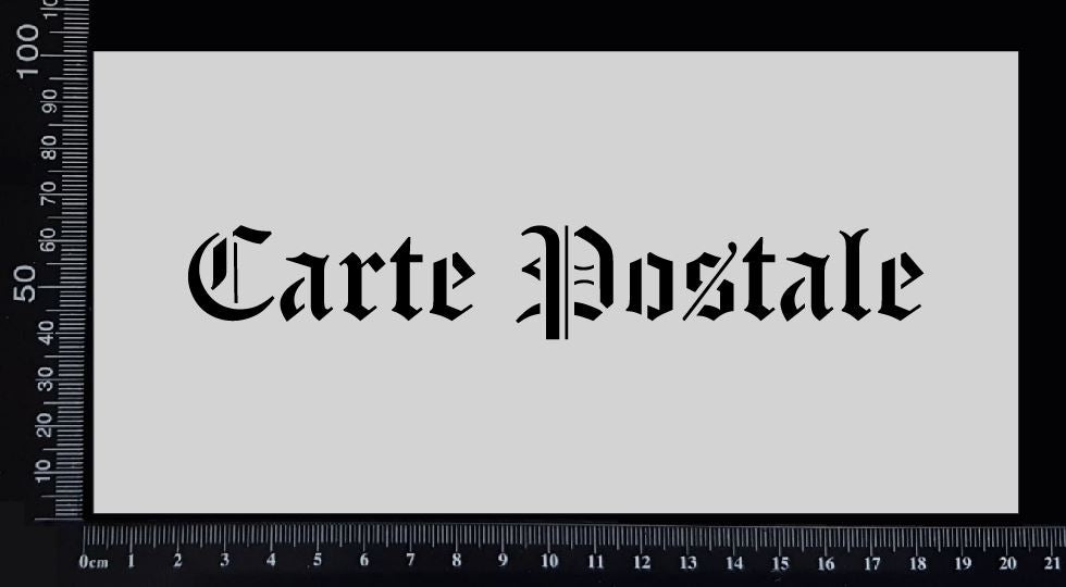 Carte Postale - B - Stencil - 100mm x 200mm