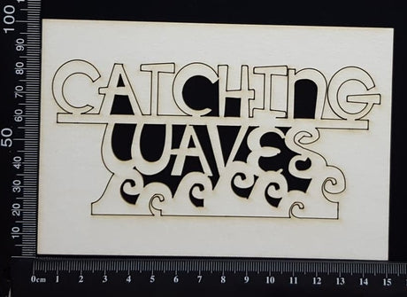 Catching Waves - White Chipboard