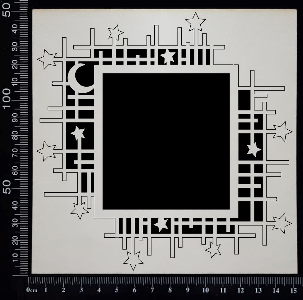 Celestial Mesh Frame - White Chipboard