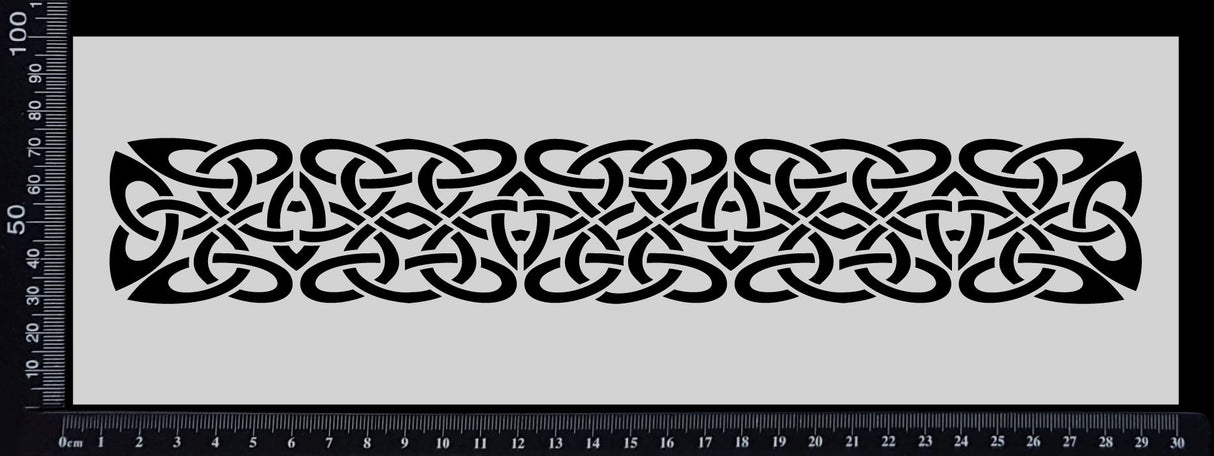 Celtic Knot Border - Stencil - 100mm x 300mm