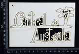 Central Australia - A - White Chipboard