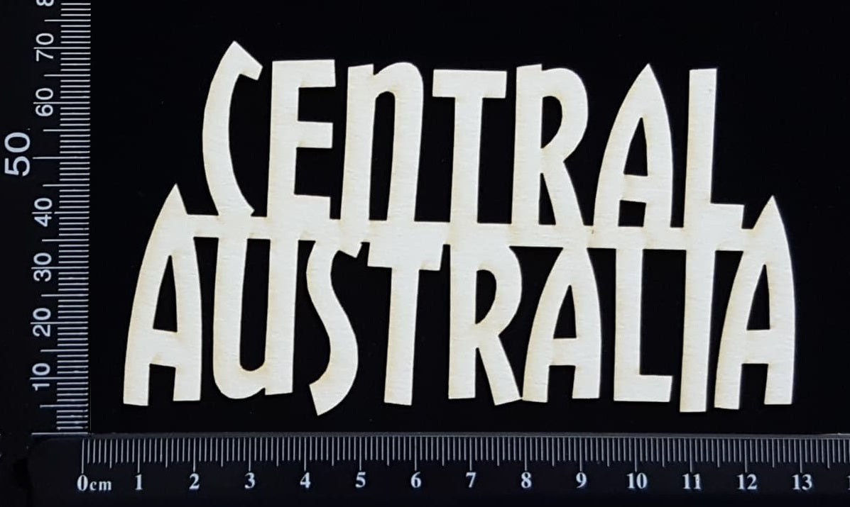 Central Australia - B - White Chipboard