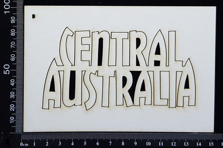 Central Australia - B - White Chipboard