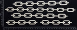 Chain Border Set - C - White Chipboard