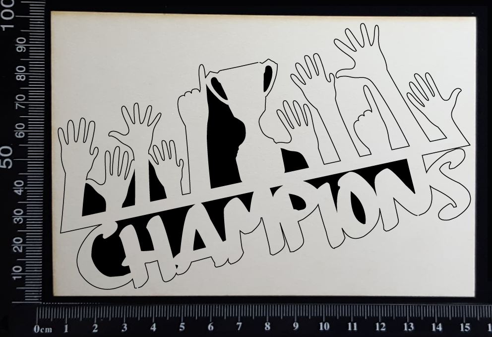 Champions - A - White Chipboard