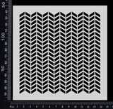 Chevron - Stencil - 150mm x 150mm