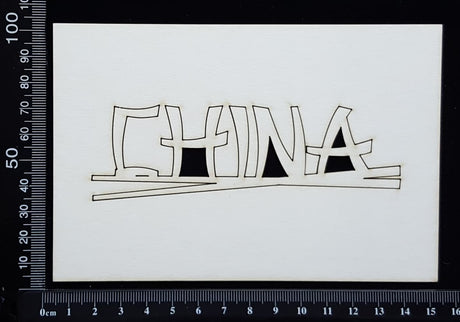 China - A - White Chipboard