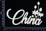 China - B - White Chipboard