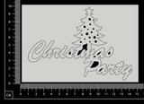 Christmas Party - A - White Chipboard