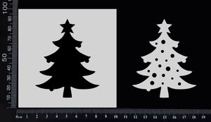 Christmas Tree - Stencil - 100mm x 100mm