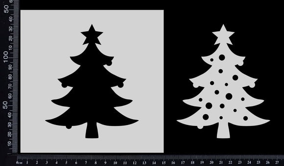 Christmas Tree - Stencil - 150mm x 150mm