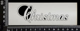 Elegant Word - Christmas - White Chipboard