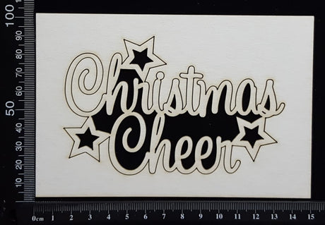 Christmas Cheer - White Chipboard