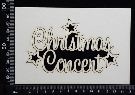 Christmas Concert - White Chipboard