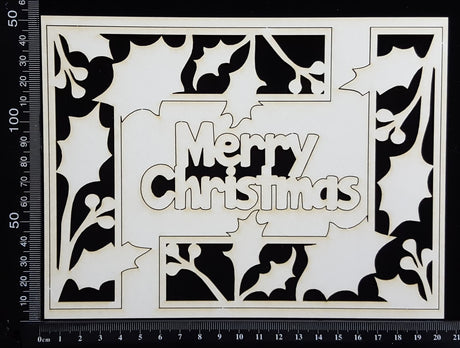 Christmas Corners Set - White Chipboard