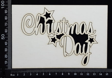 Christmas Day - A - White Chipboard