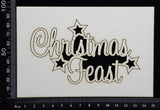 Christmas Feast - White Chipboard