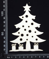 Christmas Tree - White Chipboard