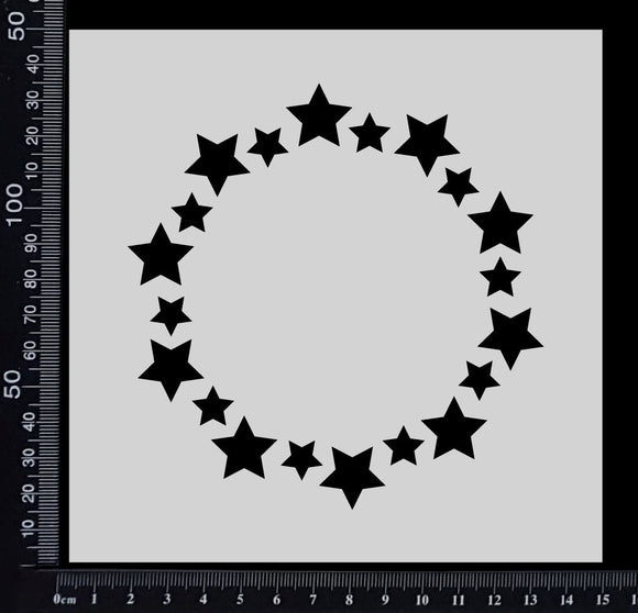 Circle of Stars - Stencil - 150mm x 150mm