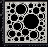 Circles Mesh - A - White Chipboard