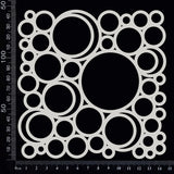Circles Mesh - A - White Chipboard