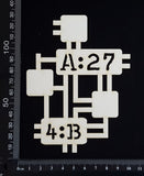 Circuit Fragment - BB - Large - White Chipboard