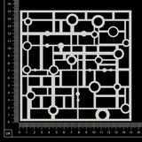 Circuit Mesh - AA - White Chipboard