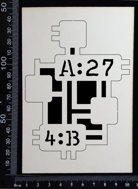 Circuit Fragment - BB - Large - White Chipboard