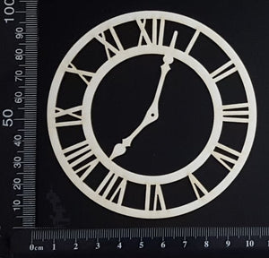 Clock Face - BA - Small - White Chipboard