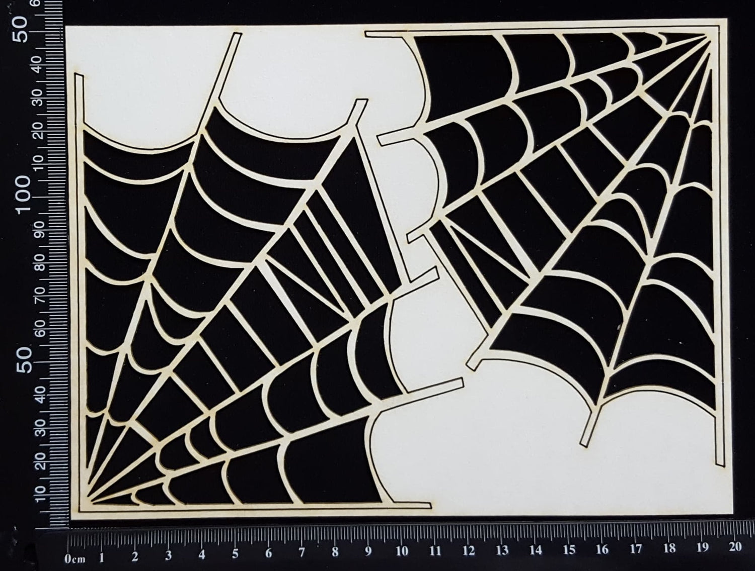 Cobweb Corners - White Chipboard