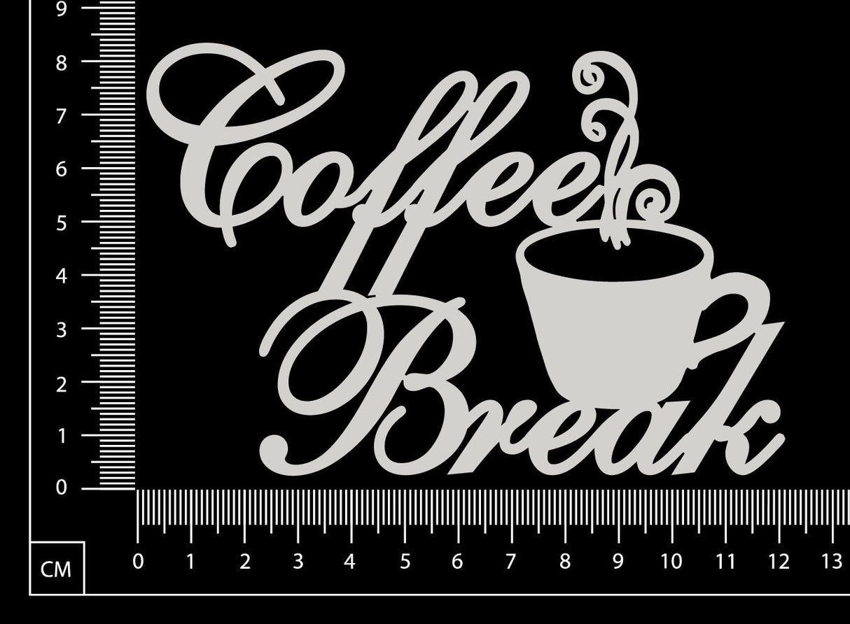 Coffee Break - A - White Chipboard