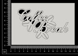 Coffee Break - B - White Chipboard