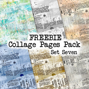 FREEBIE - Collage Pages Pack - Set Seven - DI-10202 - Digital Download