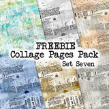 FREEBIE - Collage Pages Pack - Set Seven - DI-10202 - Digital Download