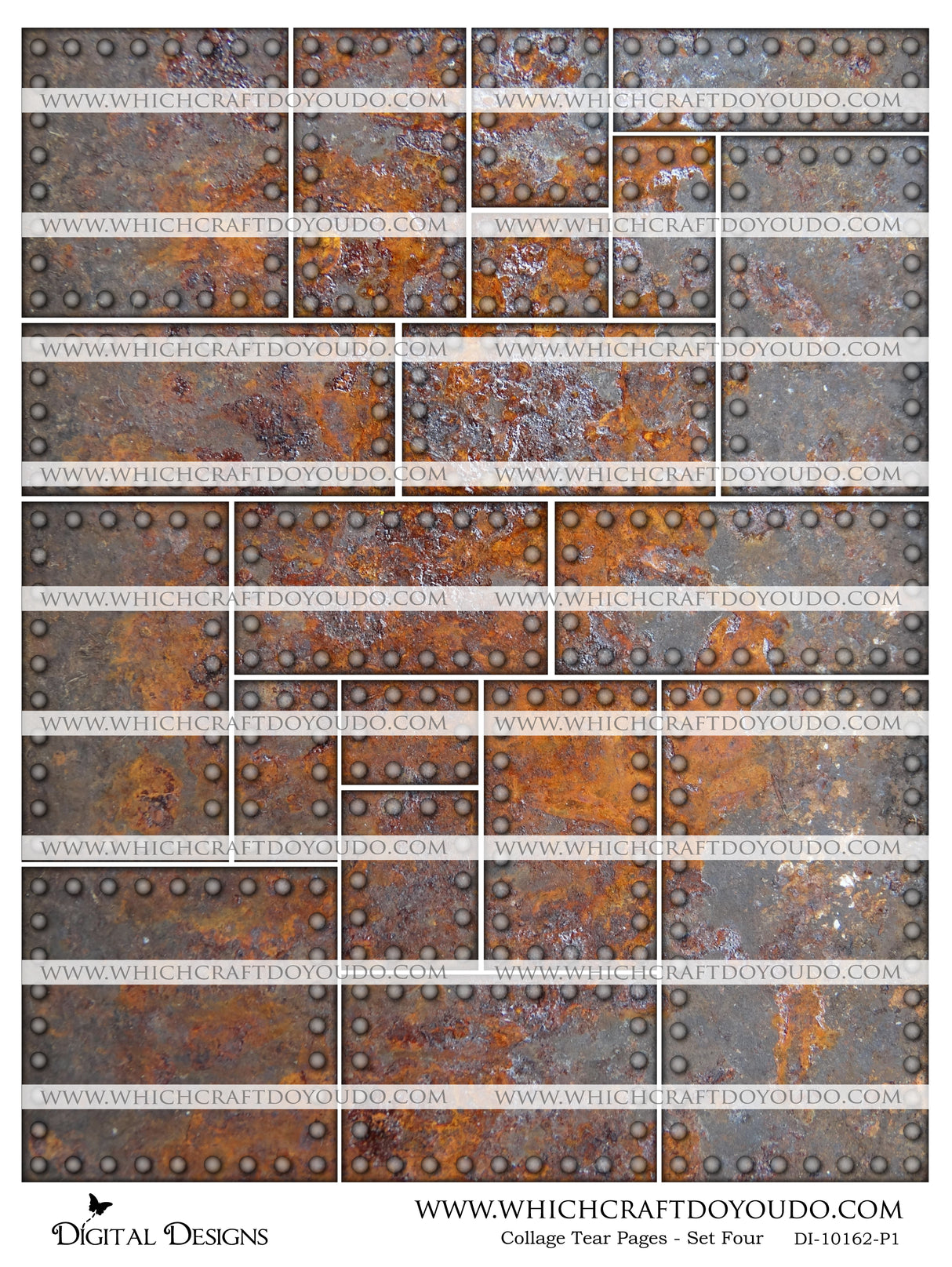 Collage Tear Pages - Set Four - DI-10162 - Digital Download