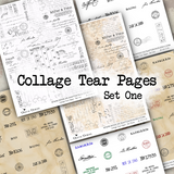 Collage Tear Pages - Set One - DI-10117 - Digital Download