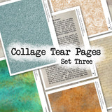Collage Tear Pages - Set Three - DI-10161 - Digital Download