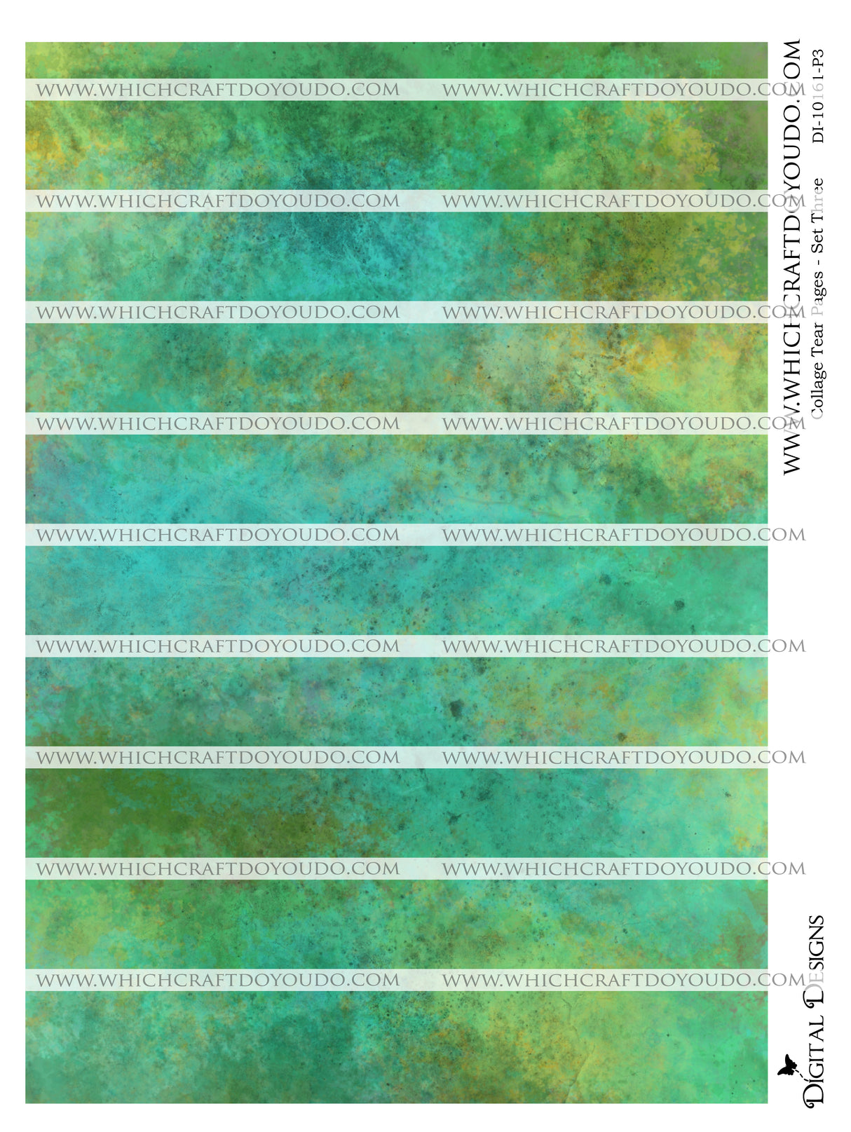 Collage Tear Pages - Set Three - DI-10161 - Digital Download