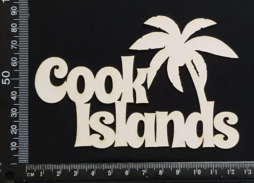 Cook Islands - White Chipboard