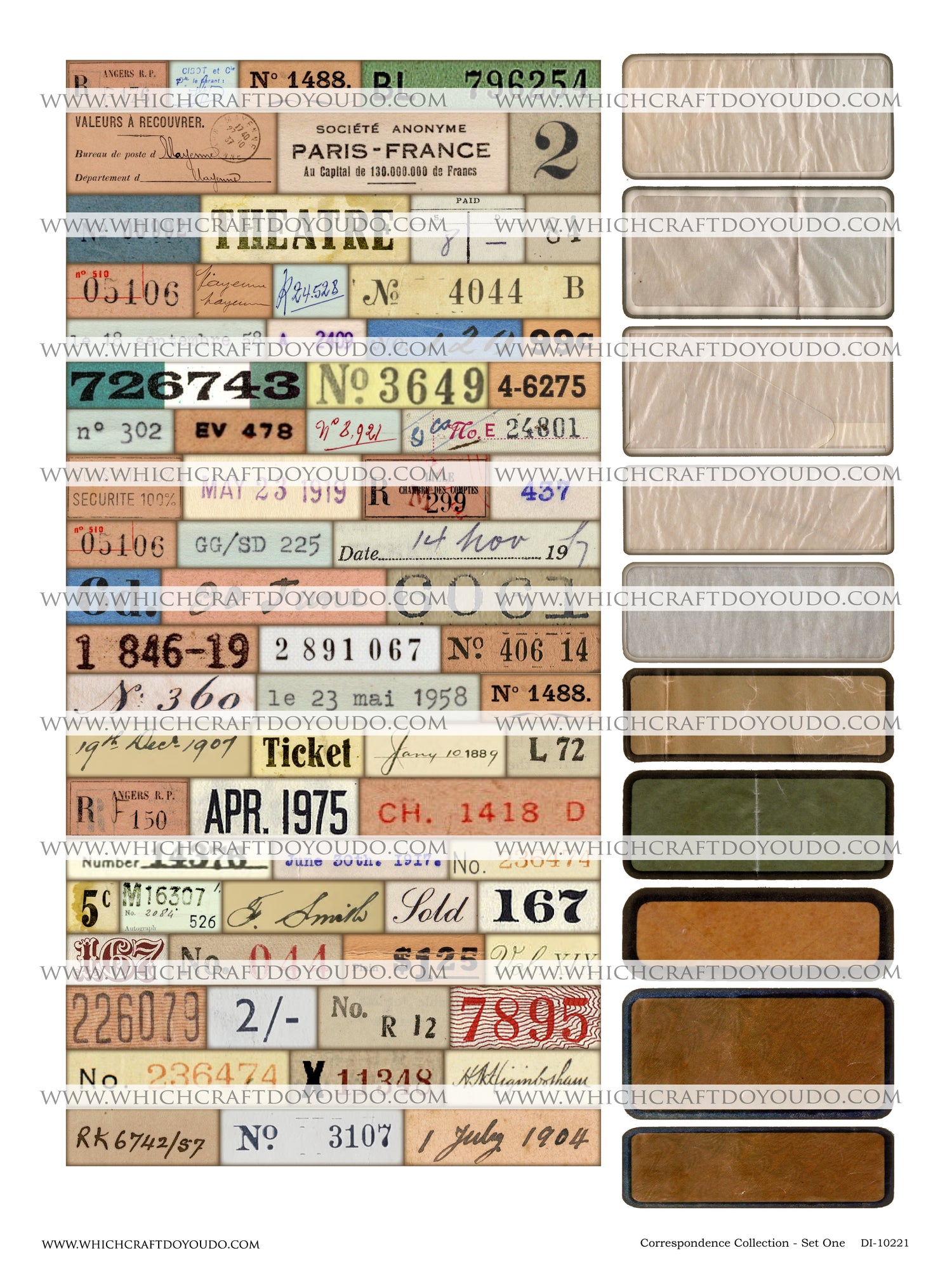 Correspondence Collection - Set One - DI-10221 - Digital Download