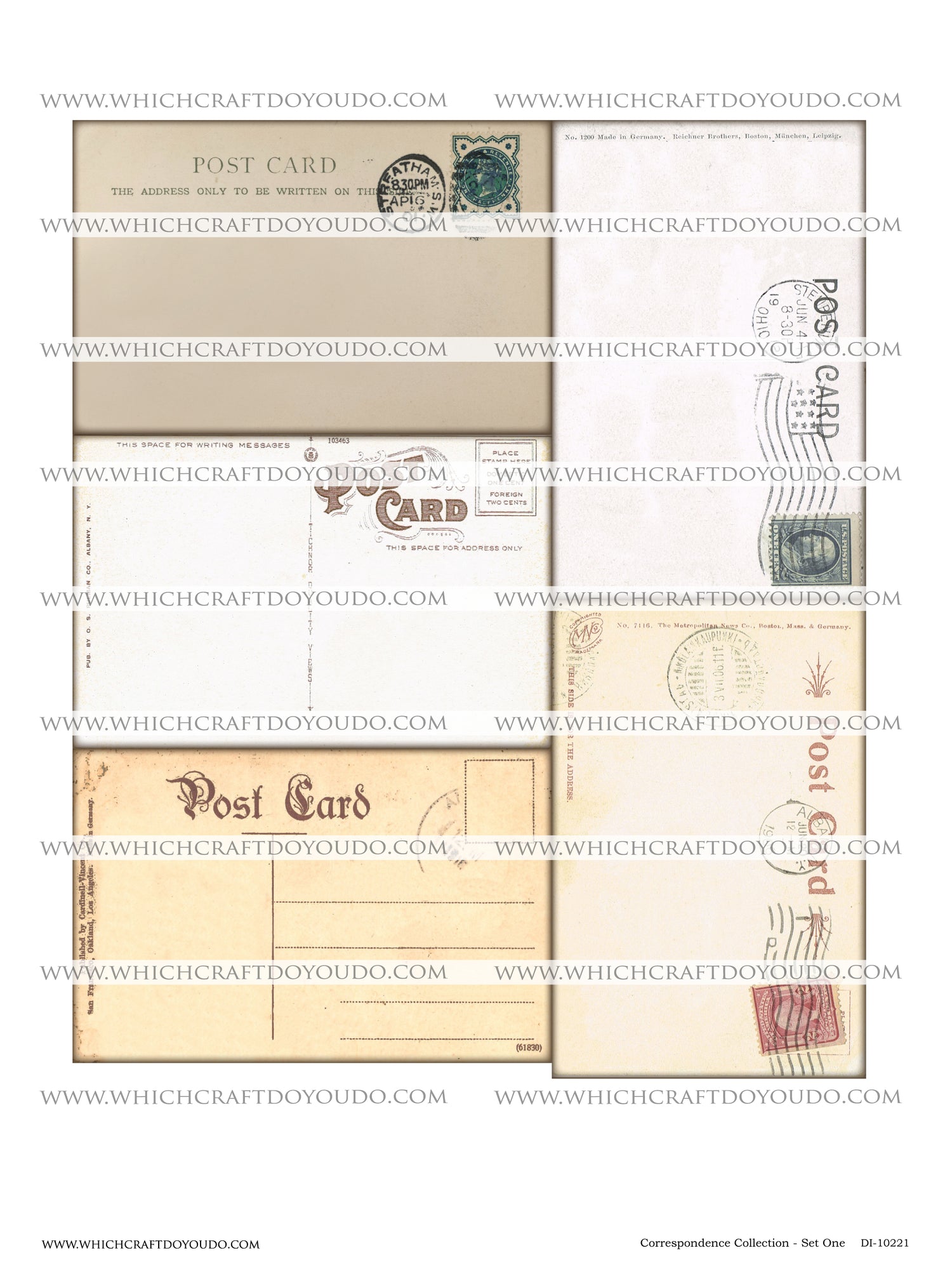 Correspondence Collection - Set One - DI-10221 - Digital Download