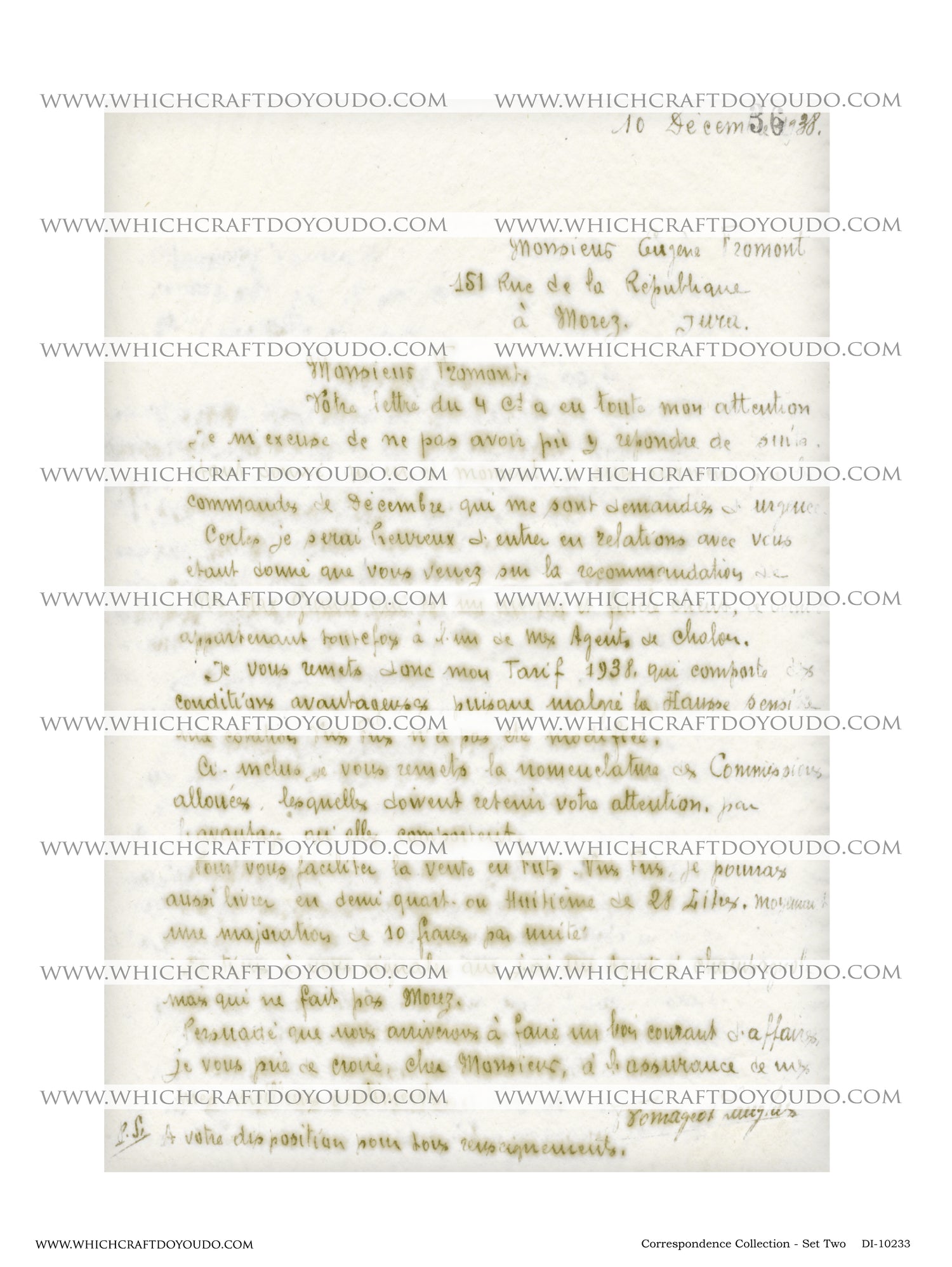 Correspondence Collection - Set Two - DI-10233 - Digital Download