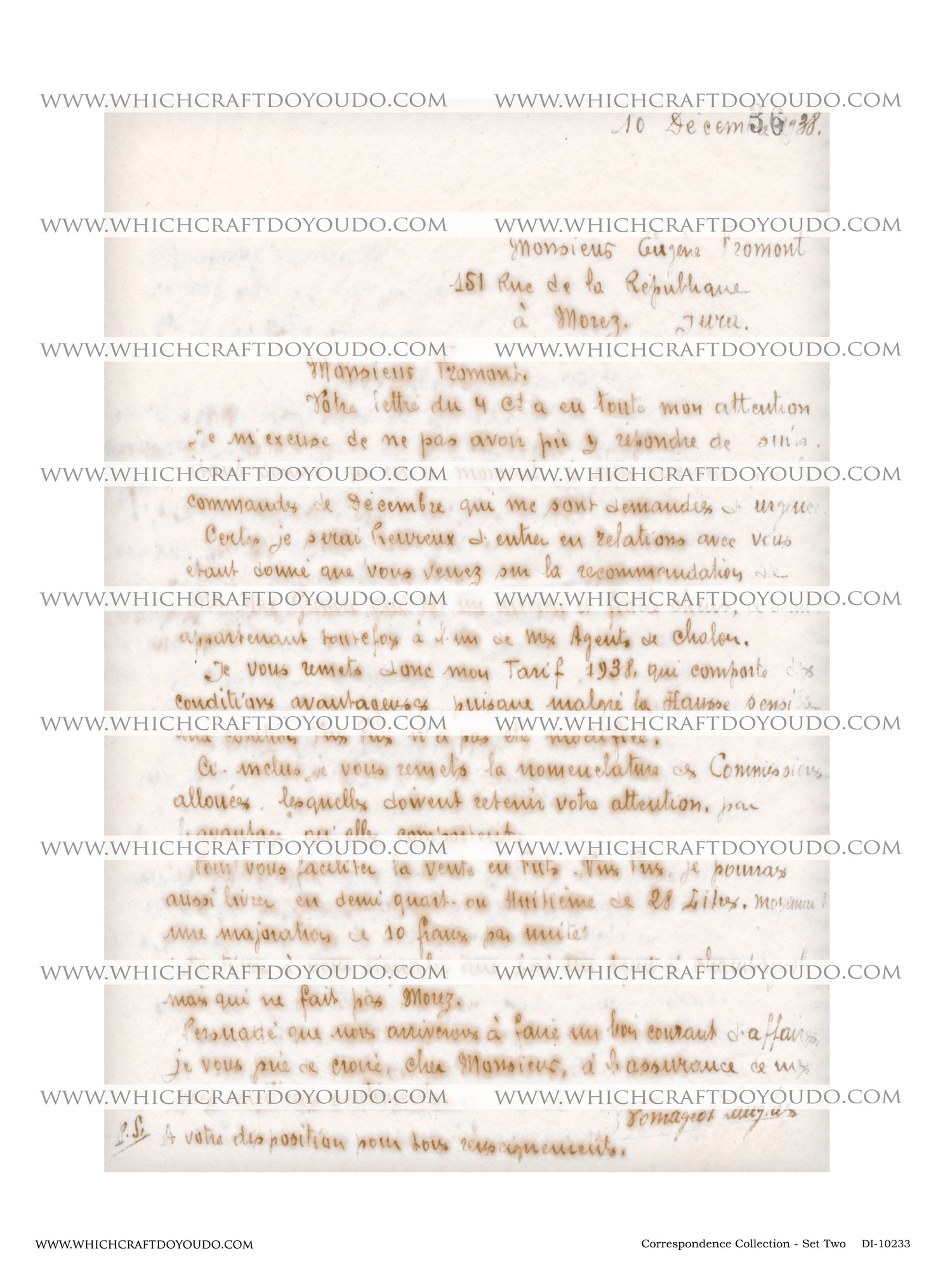 Correspondence Collection - Set Two - DI-10233 - Digital Download