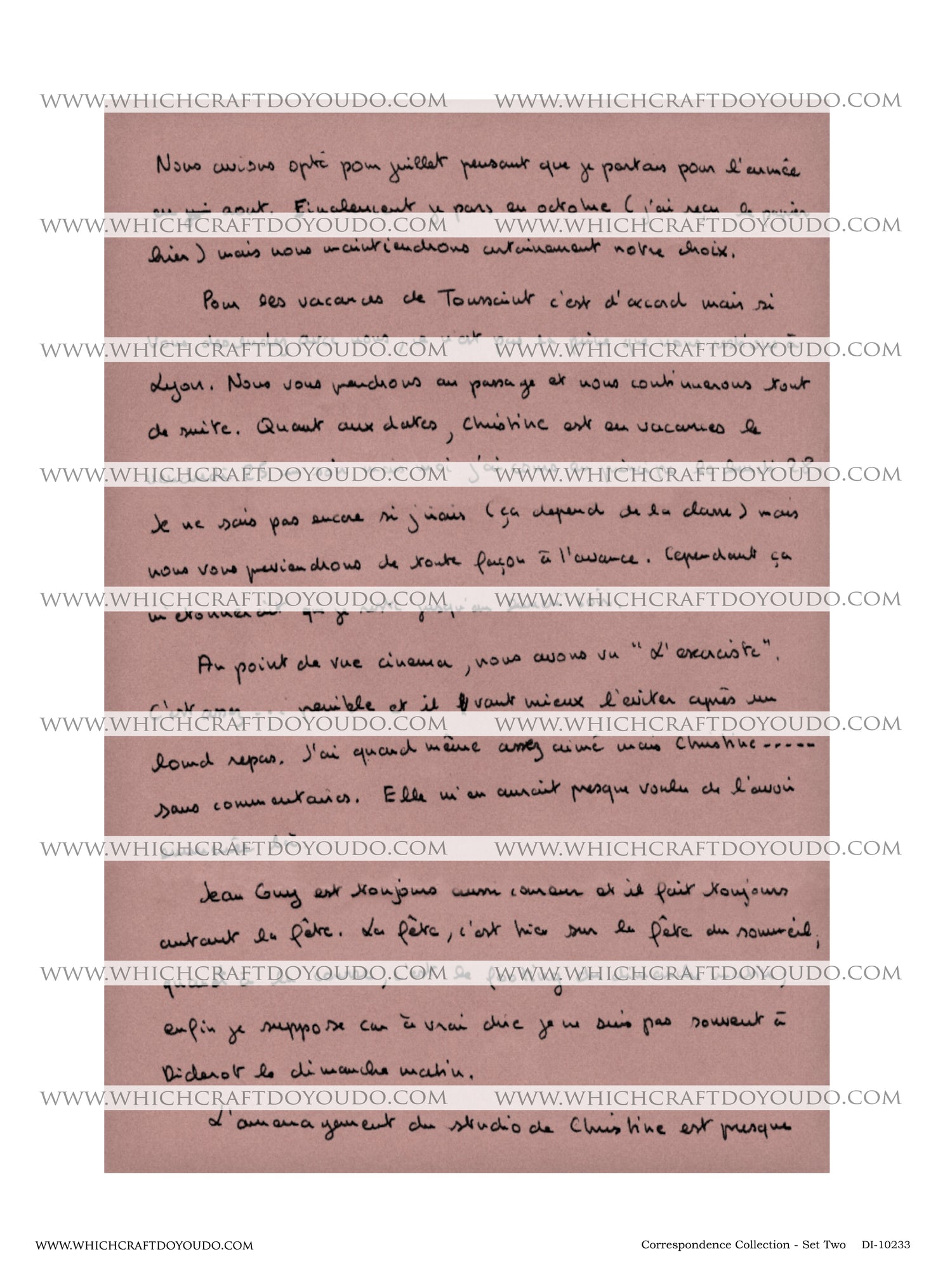 Correspondence Collection - Set Two - DI-10233 - Digital Download